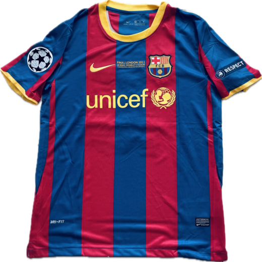 barcelona 2011 jersey champions league