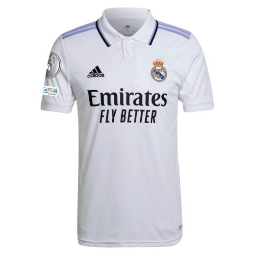 real madrid 2022 jersey champions league vinicius courtois